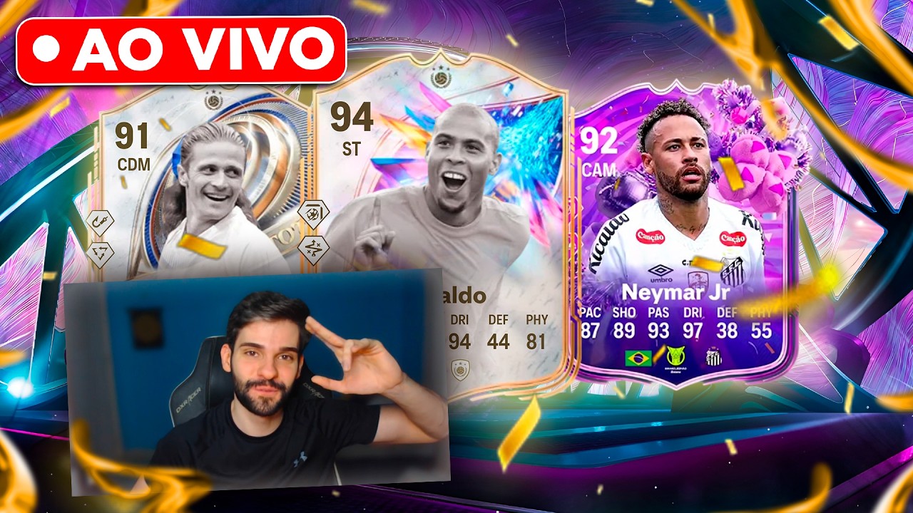 🚨AO VIVO! O MELHOR TIME do ULTIMATE TEAM! RONALDO 94! FC 26