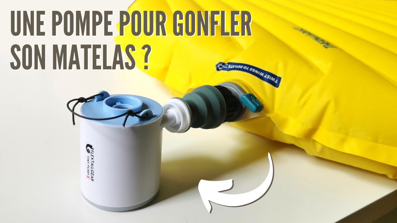 Une POMPE pour gonfler son MATELAS de randonnée ? FLEXTAILGEAR Tiny Pump X