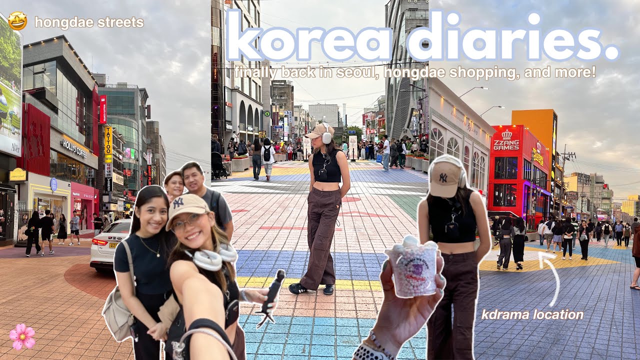 BACK IN KOREA + HONGDAE SHOPPING | Korea Vlog Ep. 1 🇰🇷