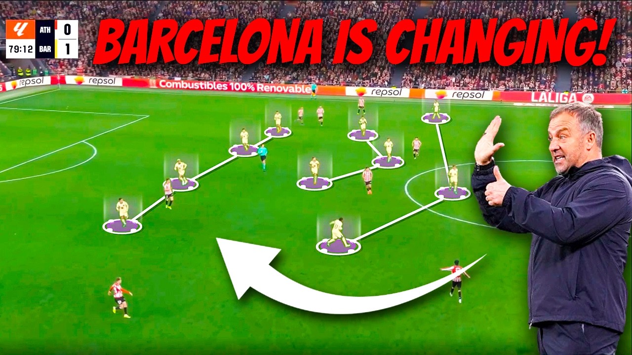 Barcelona&rsquo;s NEW Tactical Adjustment vs Athletic 🧠 &mdash; It&rsquo;s Key for Newcastle