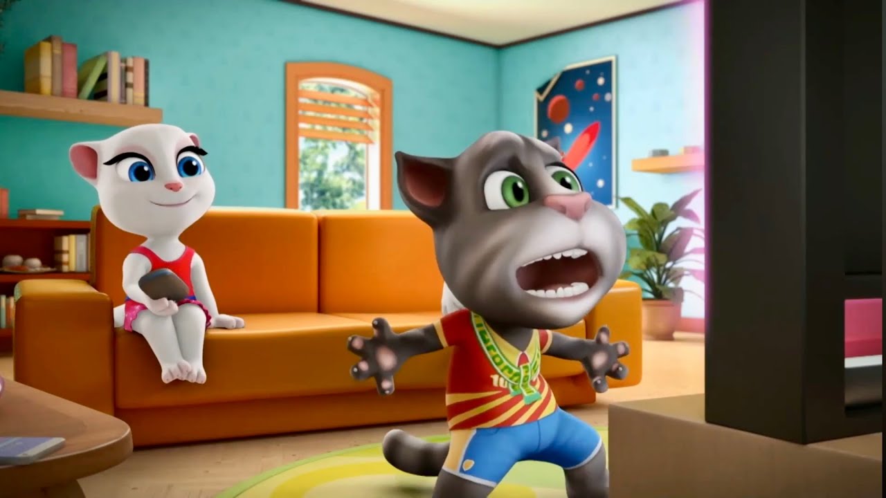 Talking Tom 💯 Tom Biết Nói 💯 Kẻ cuồng bóng đá 💯  Phim Hoạt Hình Vui Nhộn Cho Trẻ Em