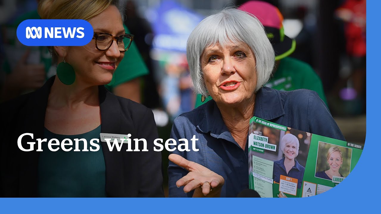 Greens claim single lower house election win in Brisbane seat of Ryan | ABC NEWS