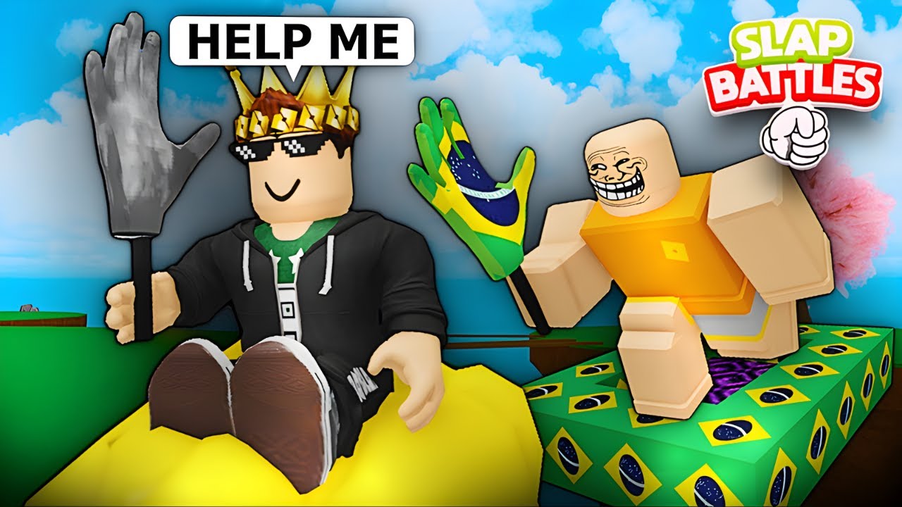 СМЕШНЫЕ МОМЕНТЫ ROBLOX Slapping Battles (ПЕРЧАТКИ АДМИНА)🖐