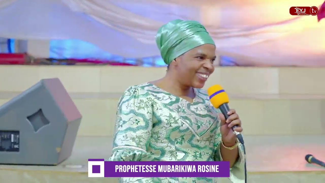 Que Dieu dise un mot sur ta vie: Prophétesse MUBARIKIWA Rosine