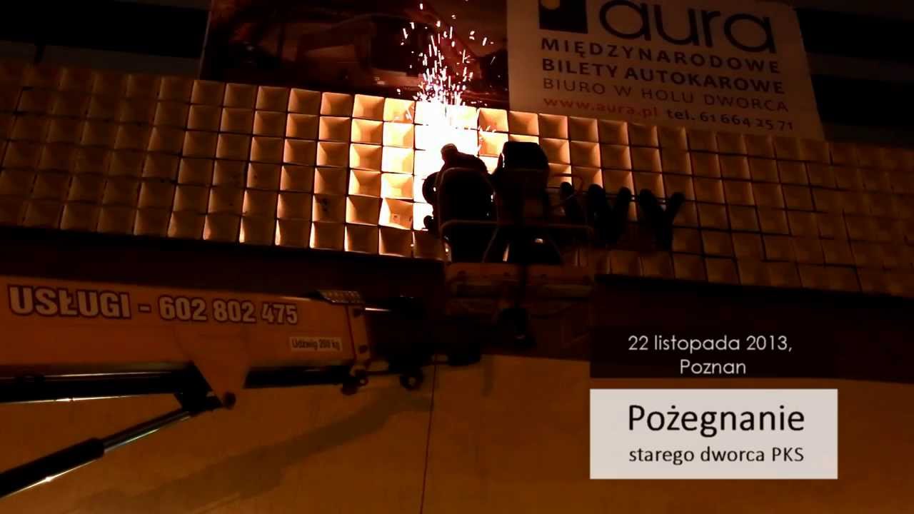 Zamknięcie starego dworca autobusowego PKS w Poznaniu