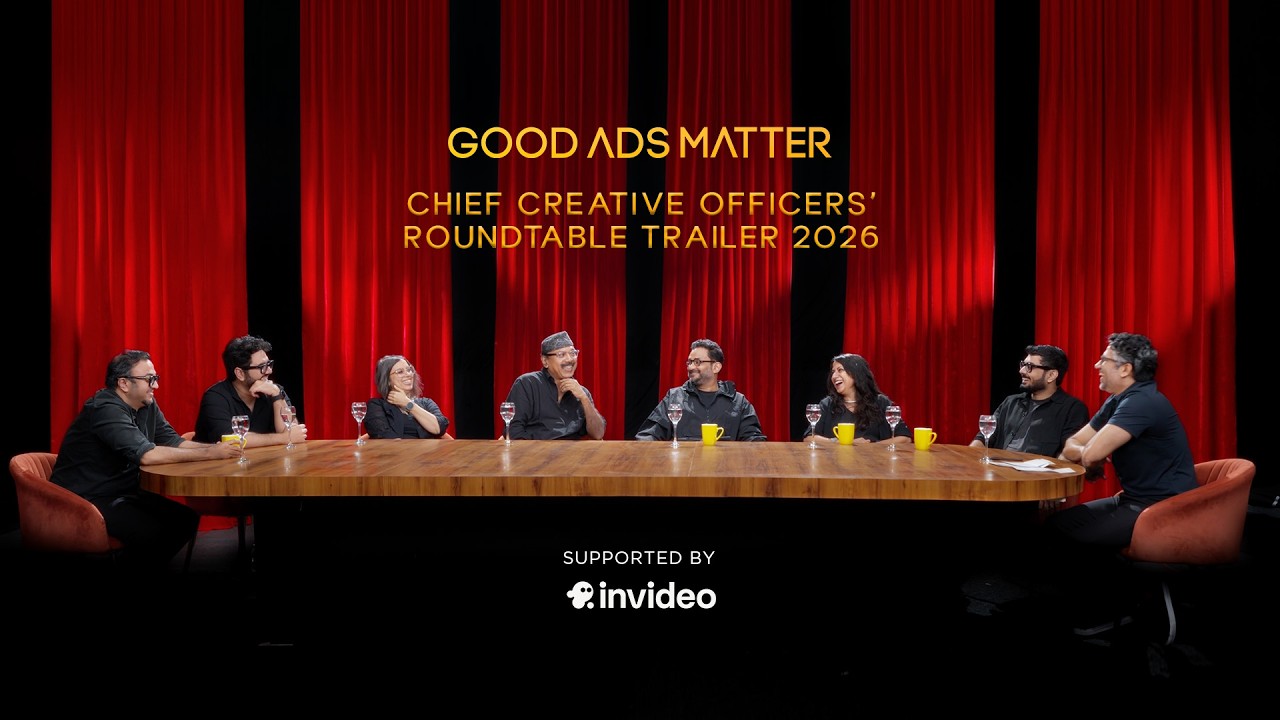India's Top 1% Chief Creative Officers, Good Ads Matter Roundtable 26 Trailer | Supported by Invideo