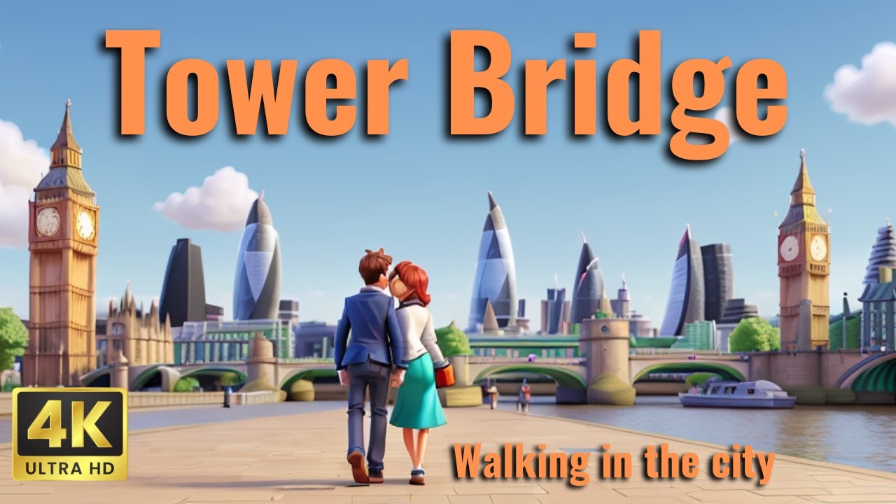 TOWER BRIDGE LONDON 🇬🇧 UK Walking Across Tower Bridge: Discovering Thames Riverside Magic in London