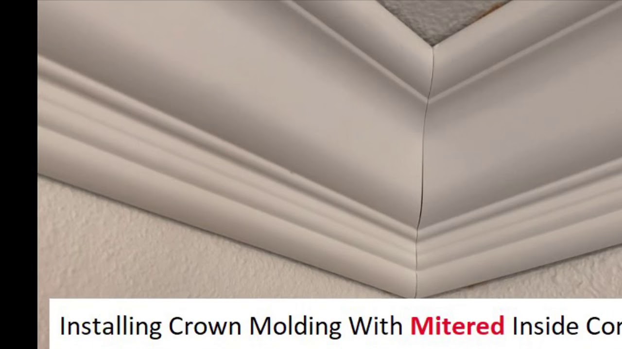 How To Install Crown Molding With Mitered Corners - Easy Install Tips!