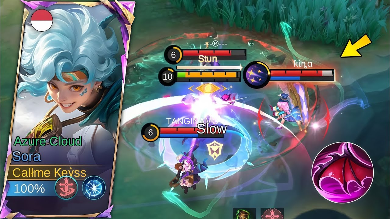 LIHATLAH INI ! BAHKAN BUTUH SEKAMPUNG CUMAN BUAT NGE KILL SORA DI EXP LANE | SORA MLBB