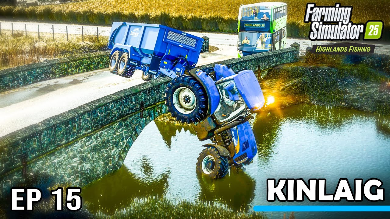 ДЕНЬ ПРОДАЖИ ЛУКА! И НЕБОЛЬШОЙ АВАРИЙ — Highlands Fishing | Farming Simulator 25 — Эпизод 15