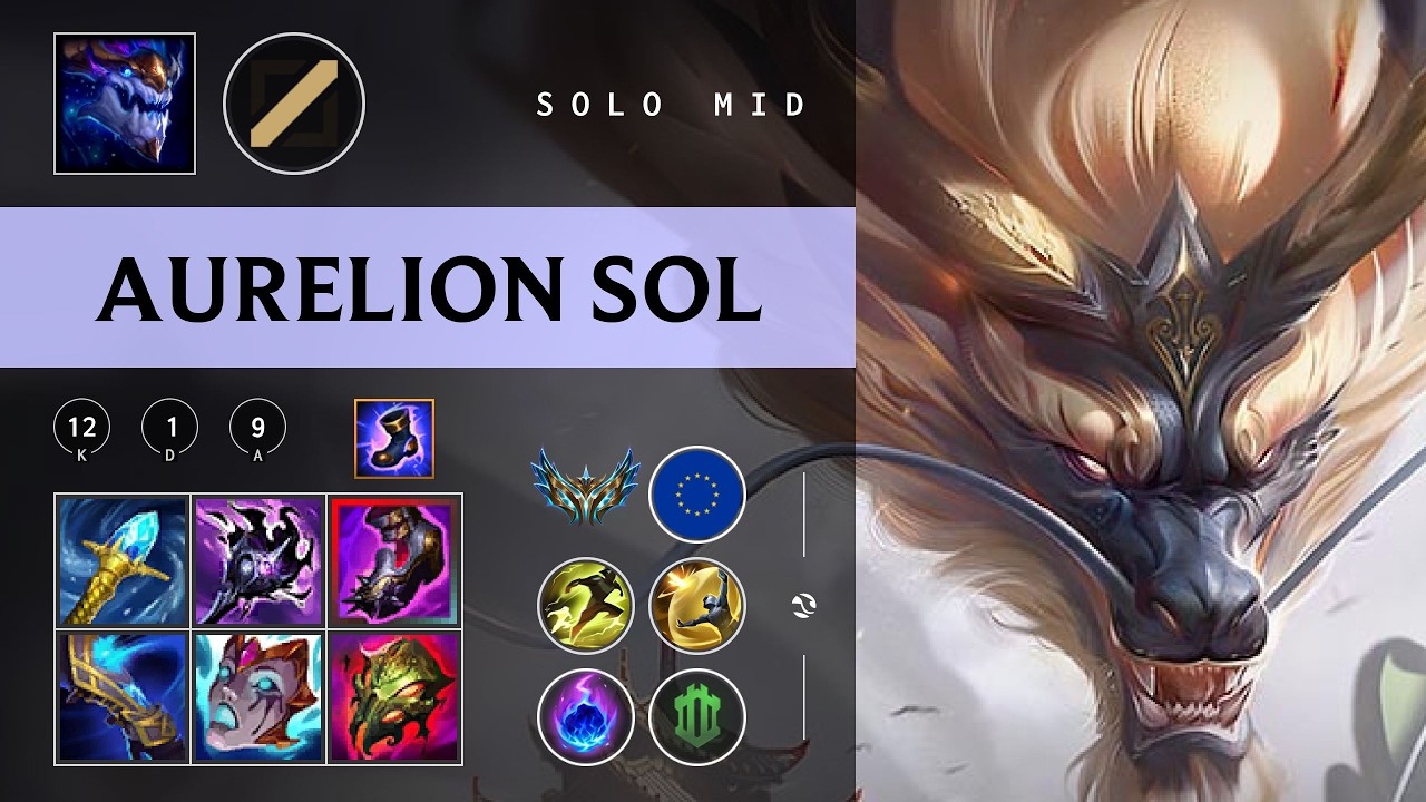 Aurelion Sol Mid vs Zed - EUW Challenger Patch 26.04