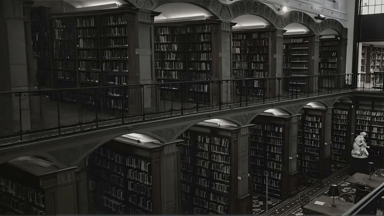 You are studying in the vast library of your desired school | Dark Academia-style playlist