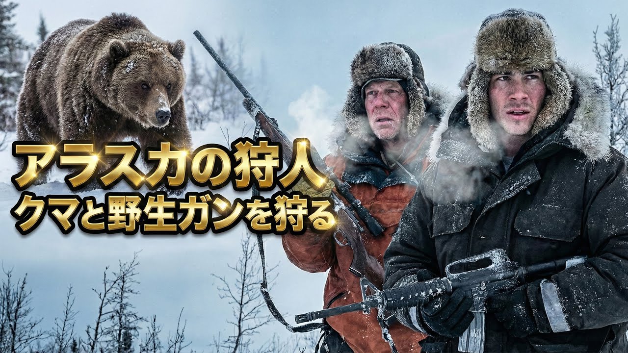 アラスカの狩猟生活、クマとガンを狩り生き延びる