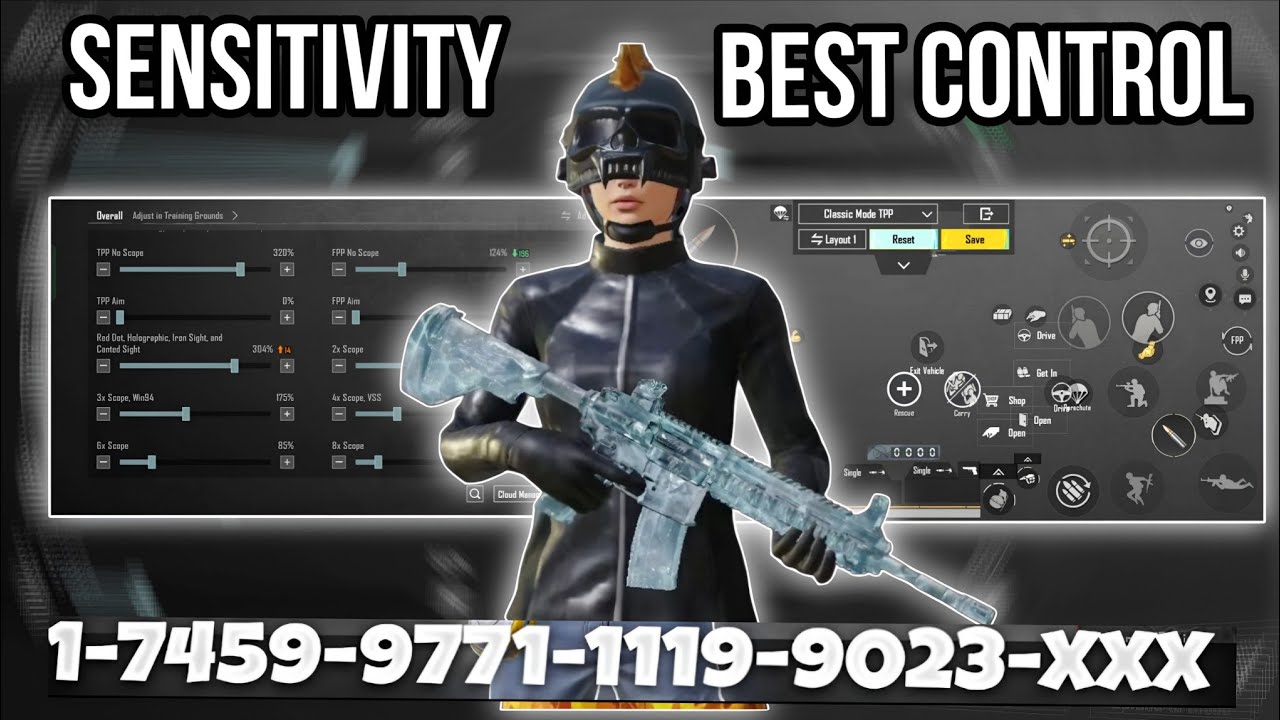 NEW UPDATE 4.2🔥BEST SENSITIVITY CODE + CONTROL SETTINGS BGMI/PUBG MOBILE