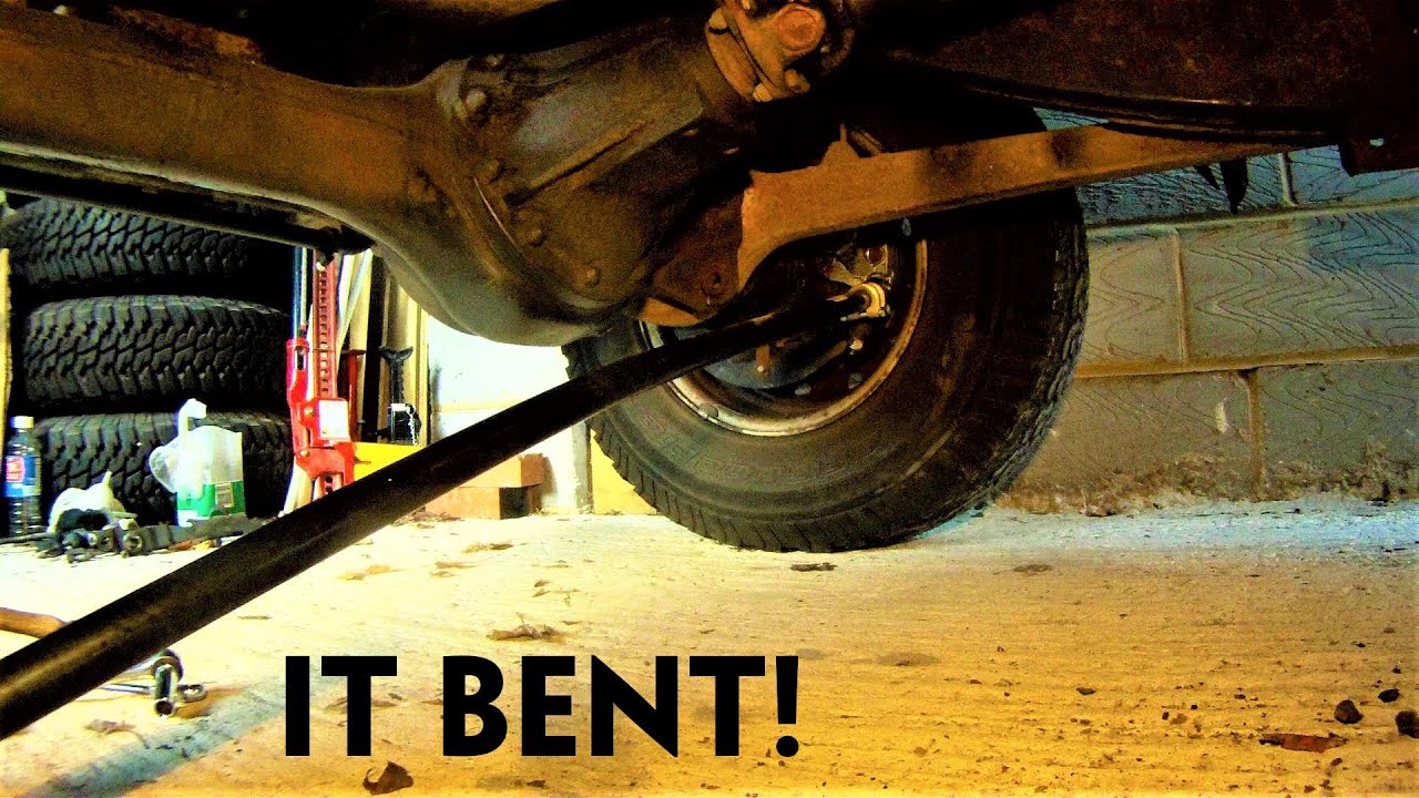 Dealing with a bent track rod on my Land Rover