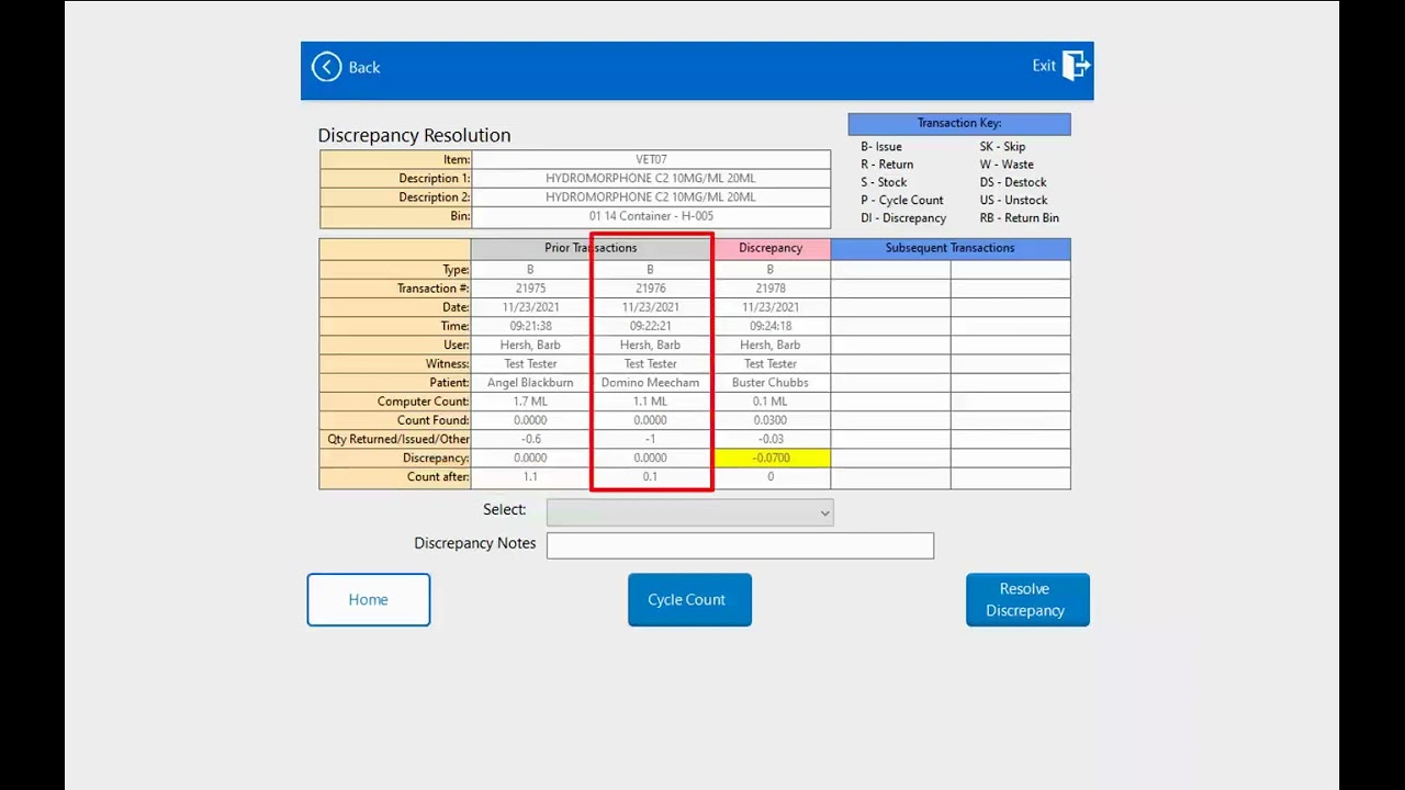 Cubex, Resolving discrepancies