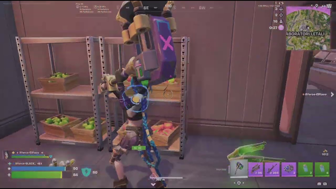 Fortnite Jinx - Zero costruzioni ranked duo - Xforce Team win platino 1