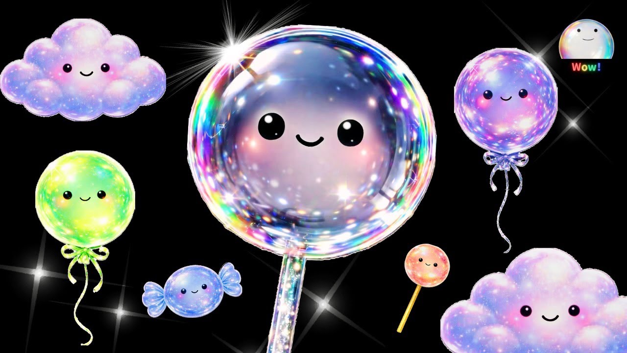 Baby Sensory｜Floating Balloons in the Sky🎈🌙✨