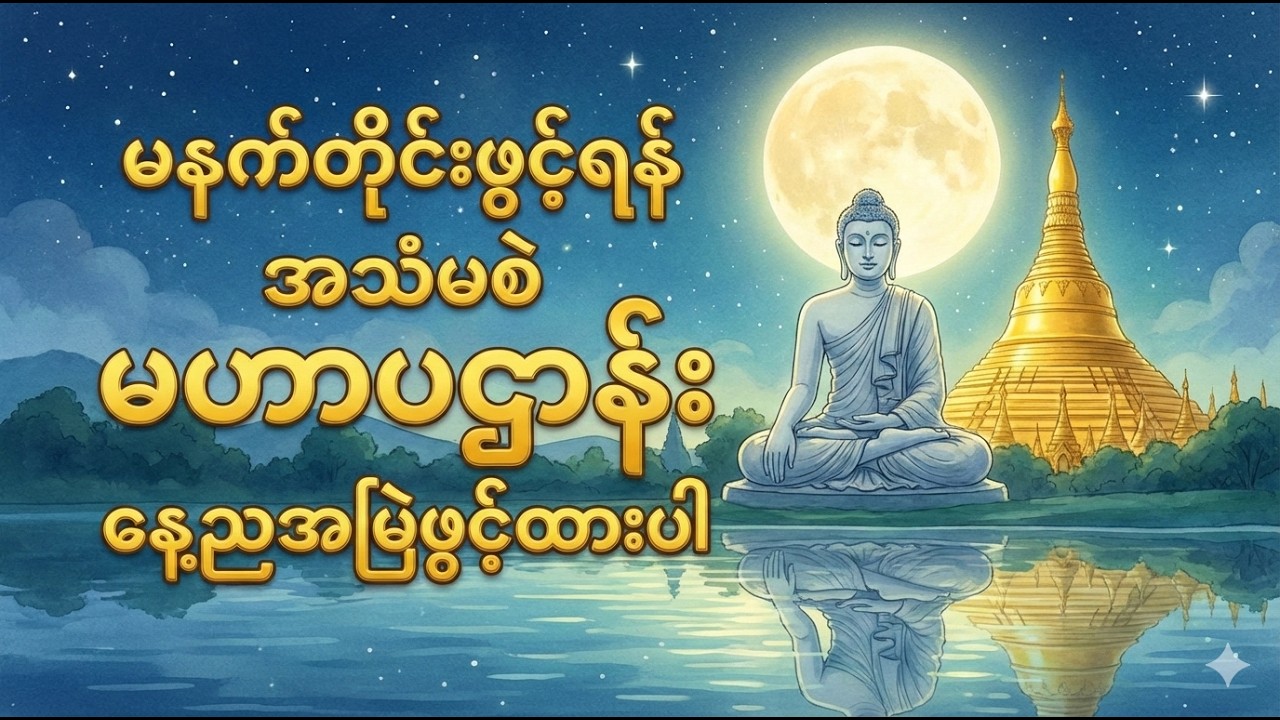 မနက်တိုင်းဖွင့်ရန် မဟာသမယသုတ် အသံမစဲ မဟာပဋ္ဌာန်း