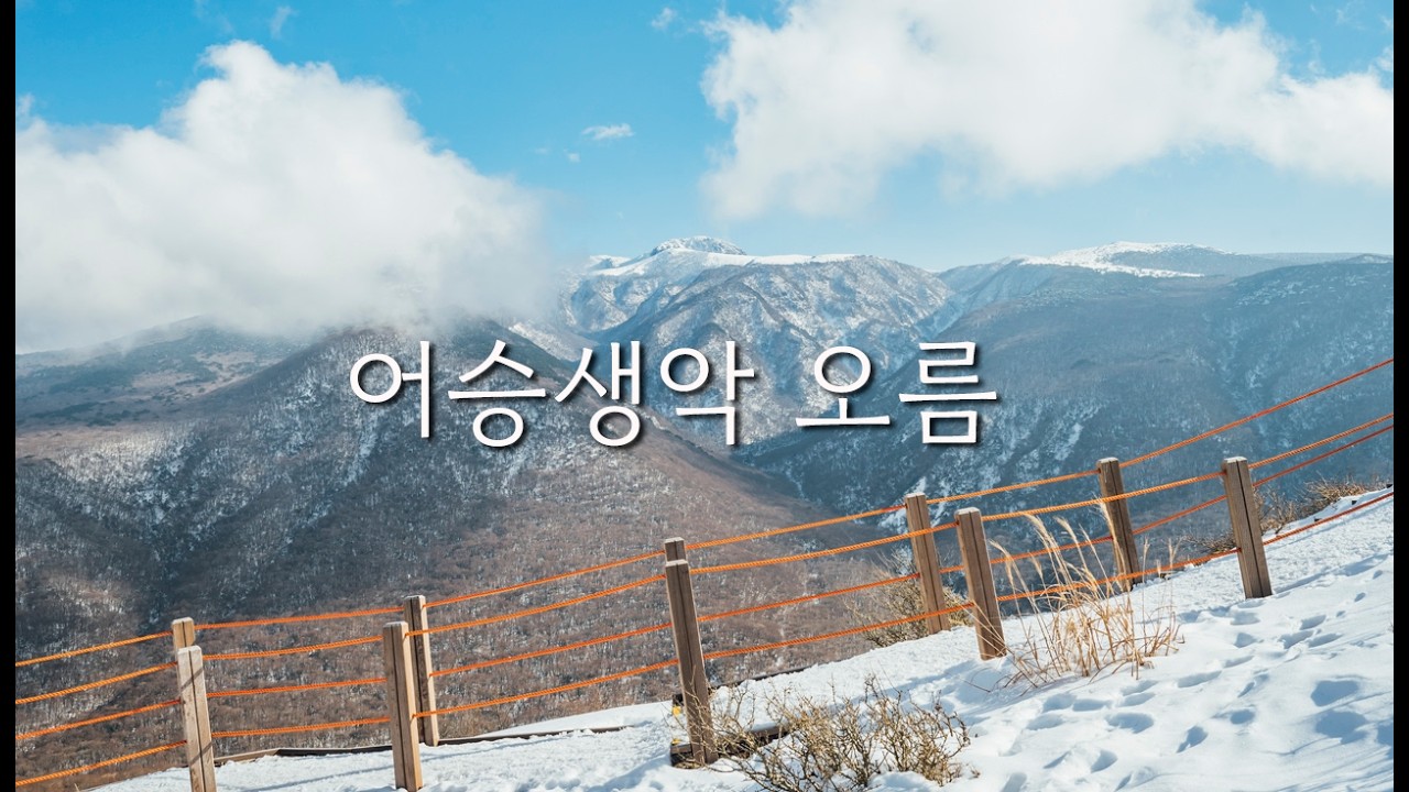 한라산 통제되면 갈만 한 어승생악 오름 #아이들도갈수있는오름