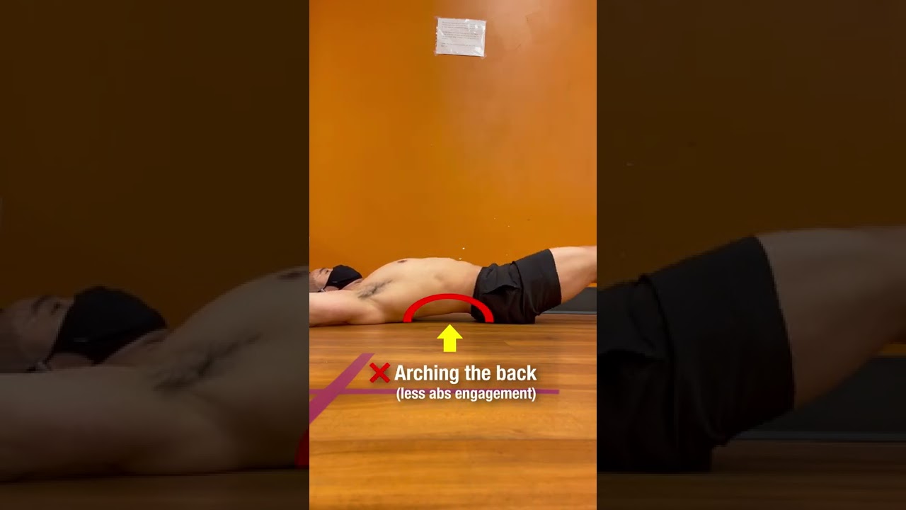 ❌ Lying Leg Raise Mistake (STOP DOING THIS!) #shorts