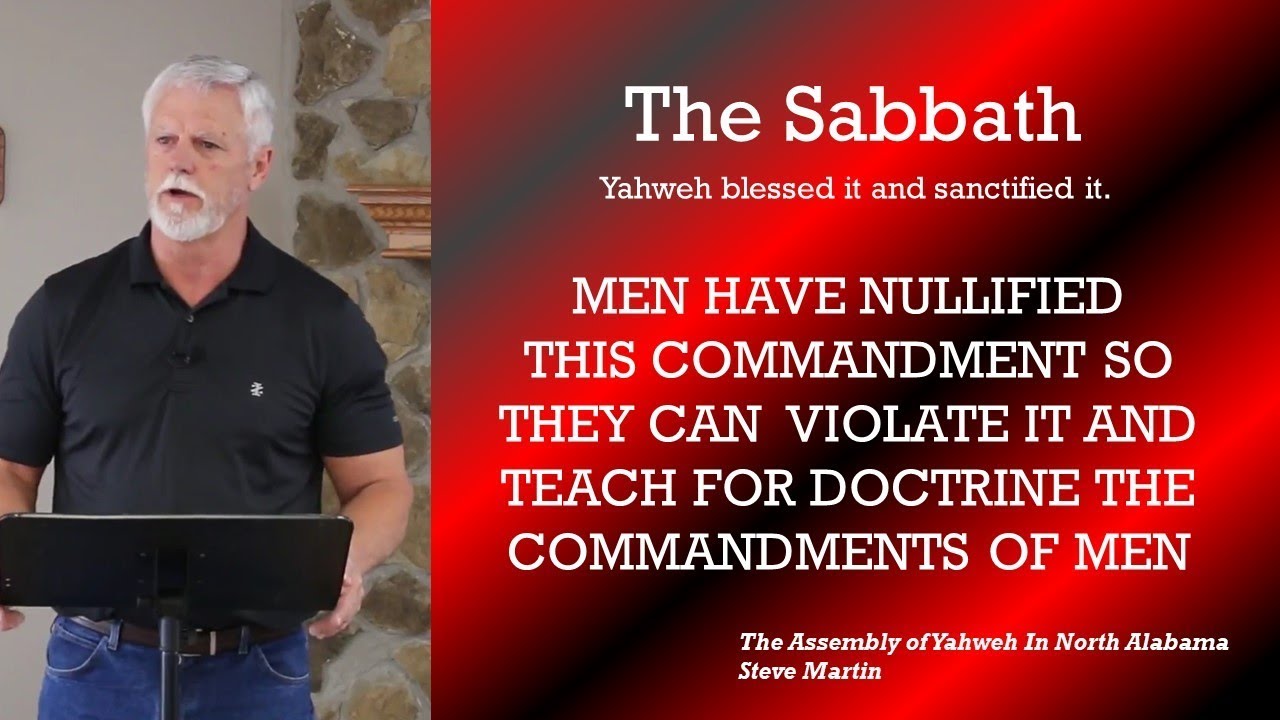 THE SABBATH IS BLESSED AND SANCTIFIED BY YAHWEH YET ABANDONED BY MEN