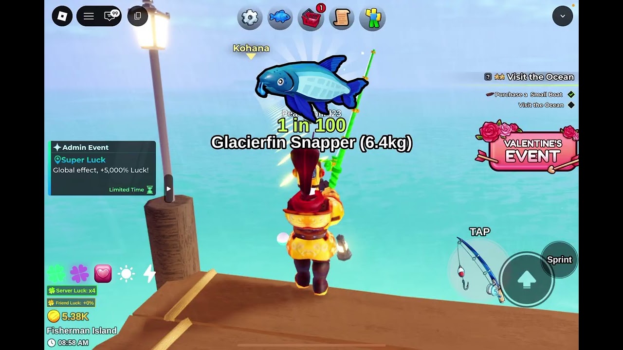 I played fish it again