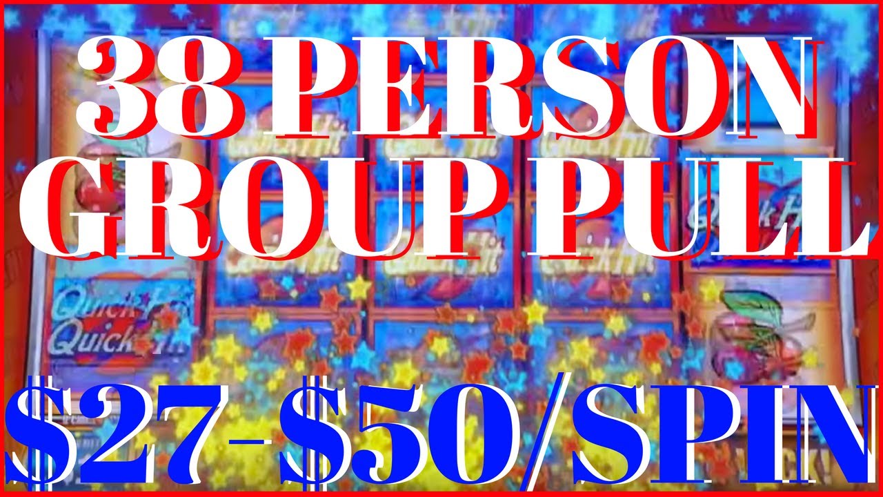 👪 38 Person Group Pull✦ $27-$50/SPIN ✦ High Limit Slots EVERY FRIDAY