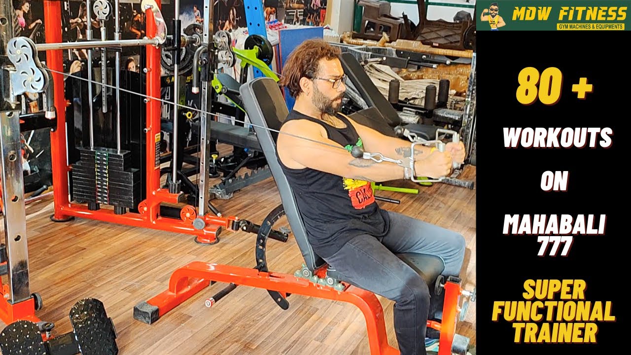 86 Workouts on Functional Trainer and Smith Machine Mahabali 777