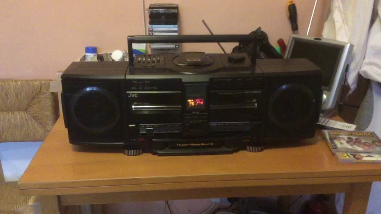 JVC PC-X300 boombox 90s faulty (B) deck