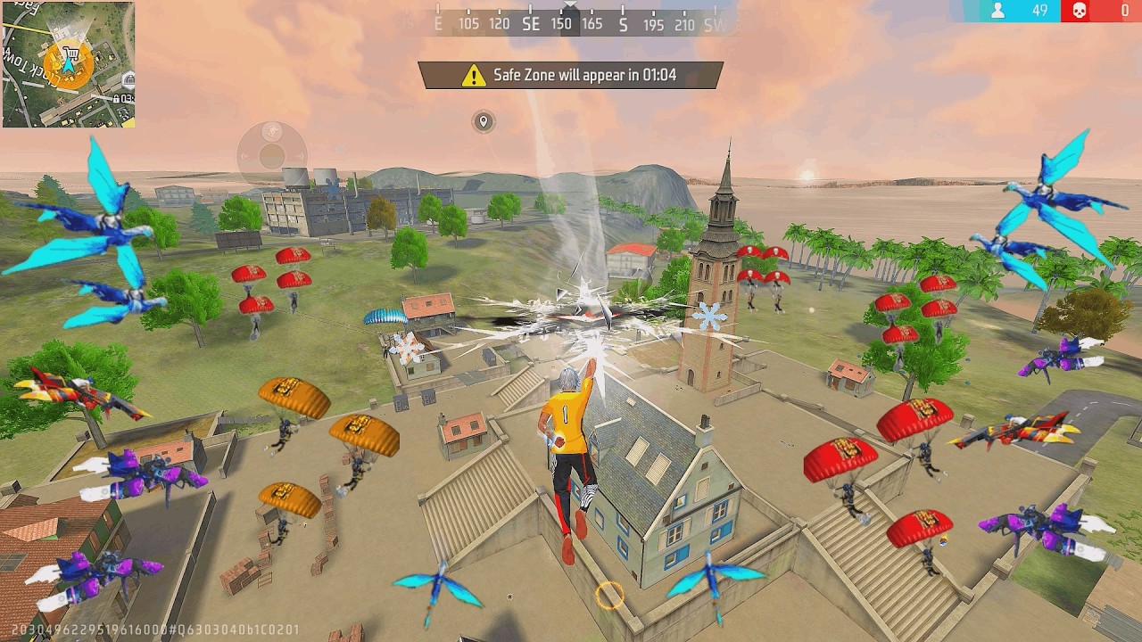 28 Kills 💪 PARAFAL+P90 99% Headshot Rate⚡| Solo Vs Squad Full Gameplay | FreeFire