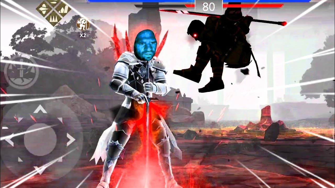 illegal moments in shadow fight 3 || kotl vs story bosses - blessed gaming