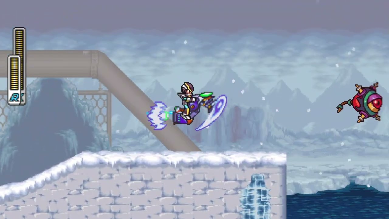 mega man x8 demake gameplay part 2