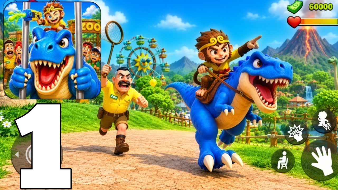 I Am Dino - Walkthrough Gameplay Part 1- All Levels Unlocked