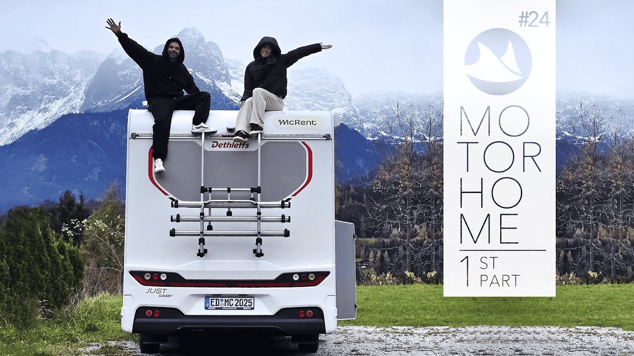 Do mar às estradas, seguimos nossa viagem de Motorhome agora pelos Alpes na Europa! 🏔️🫶