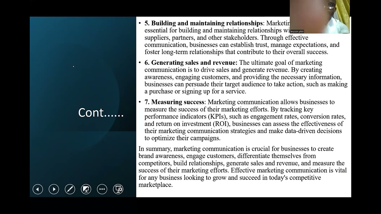MARKETING COMMUNICATION CHAPTER 1