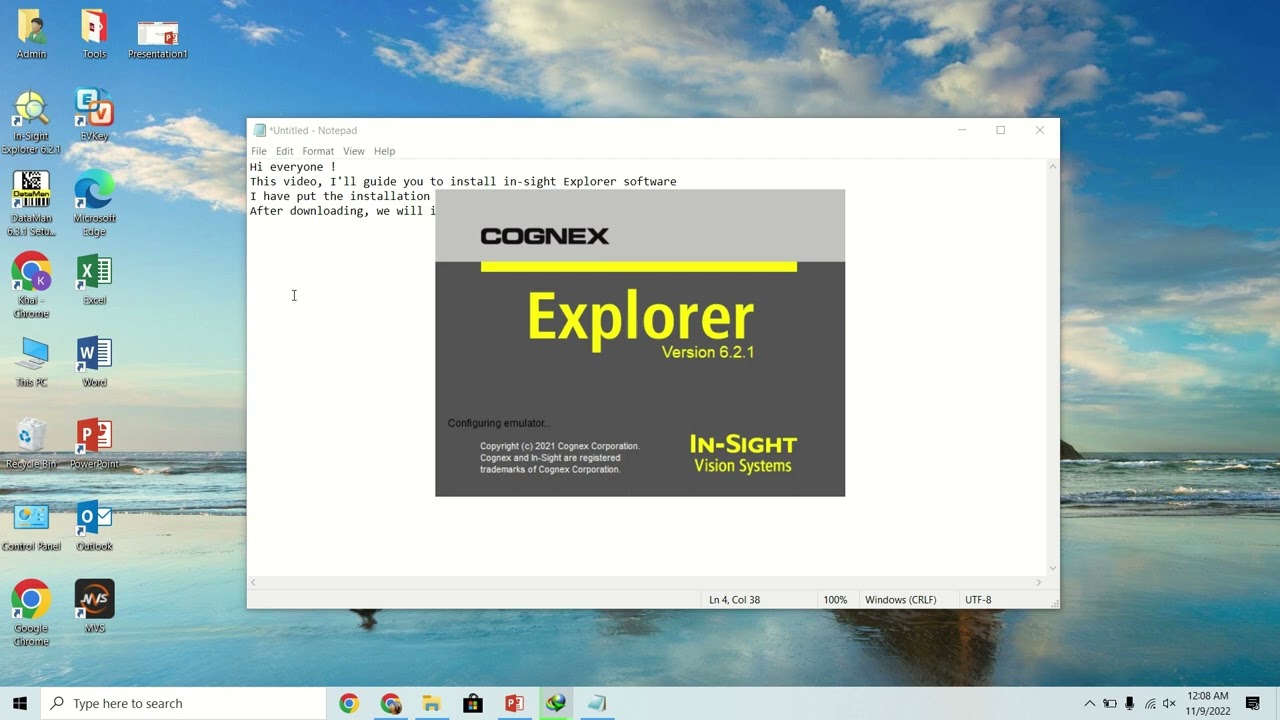 Download and Install Cognex In-Sight Explorer (Hướng dẫn cài đặt và add key Emulator)-PLC AUTOMATION