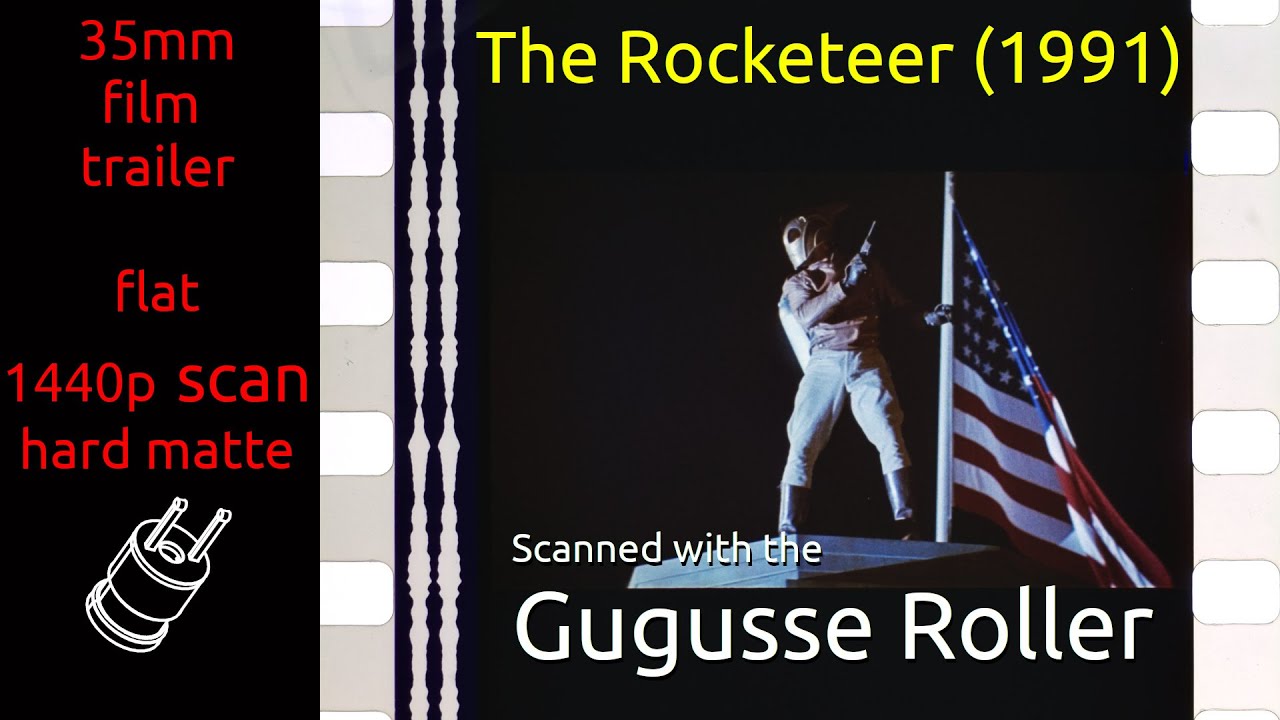 The Rocketeer (1991) 35mm film trailer, flat hard matte, 1440p