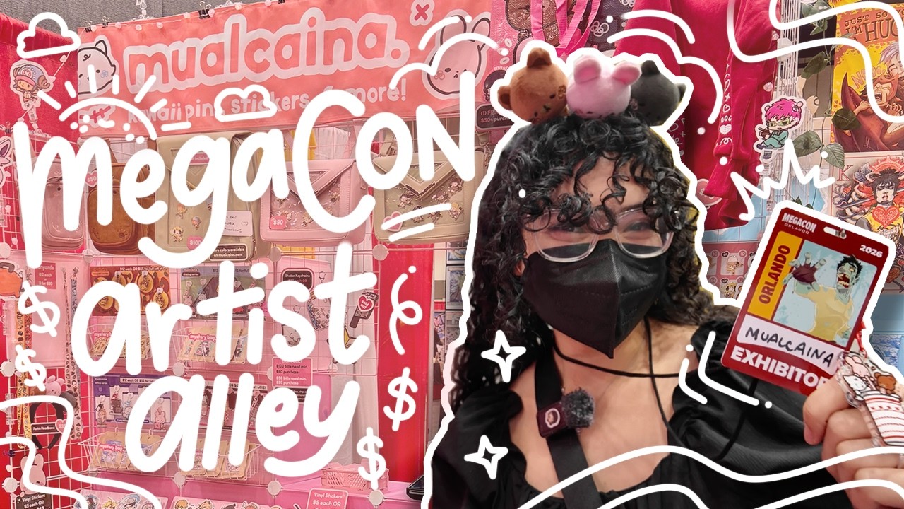 🫣 Is Megacon worth it? $$ (As a First Time SoCal Artist) | 2026 Artist Alley Vlog