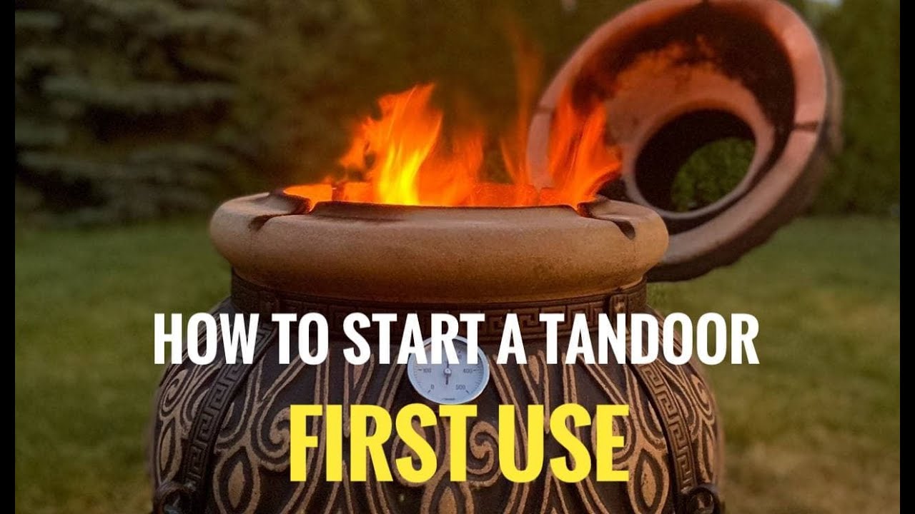 First Use of Tandoor/ Tandoor Clay Oven / How to Start a Tandoor / How to Light a Tandoor / Tricks
