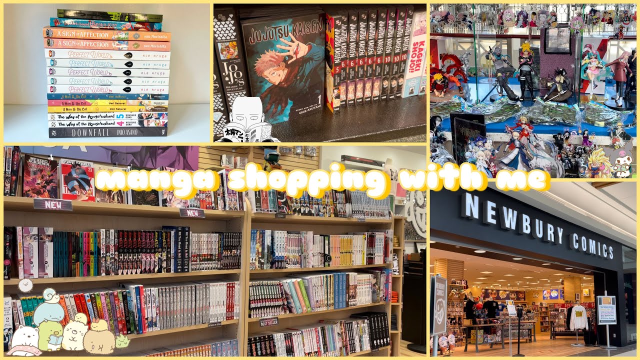 manga shopping with me! (newbury comics, barnes & noble, bull moose, etc.)