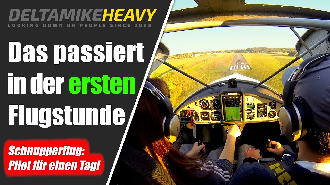 Schnupperflug - So ist die ERSTE Flugstunde!