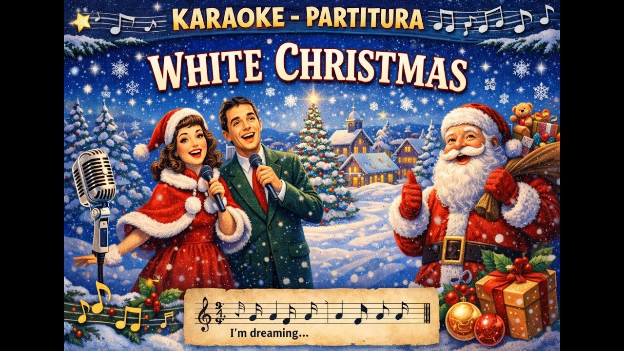 WHITE CHRISTMAS KARAOKE PARTITURA.