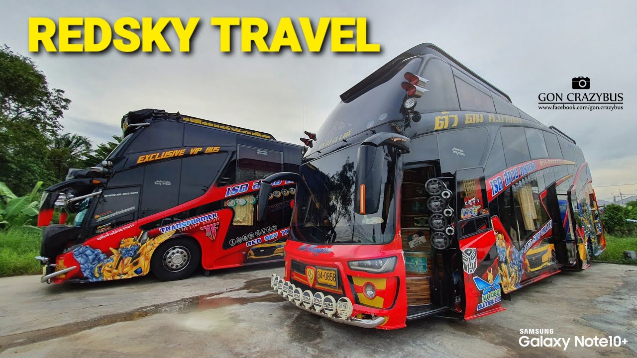 มาถึงอู่ตัวแสบแถบบางแค พาชมแสงสีเสียงการตกแต่งภายใน รถบัส REDSKY TRAVEL No.2 Excusive Vip Bus