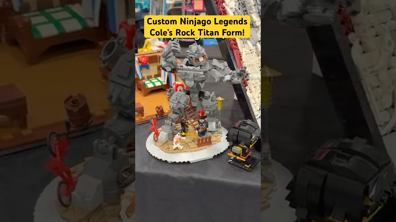 Custom Ninjago Builds and Displays at Brickfair Virginia🔥