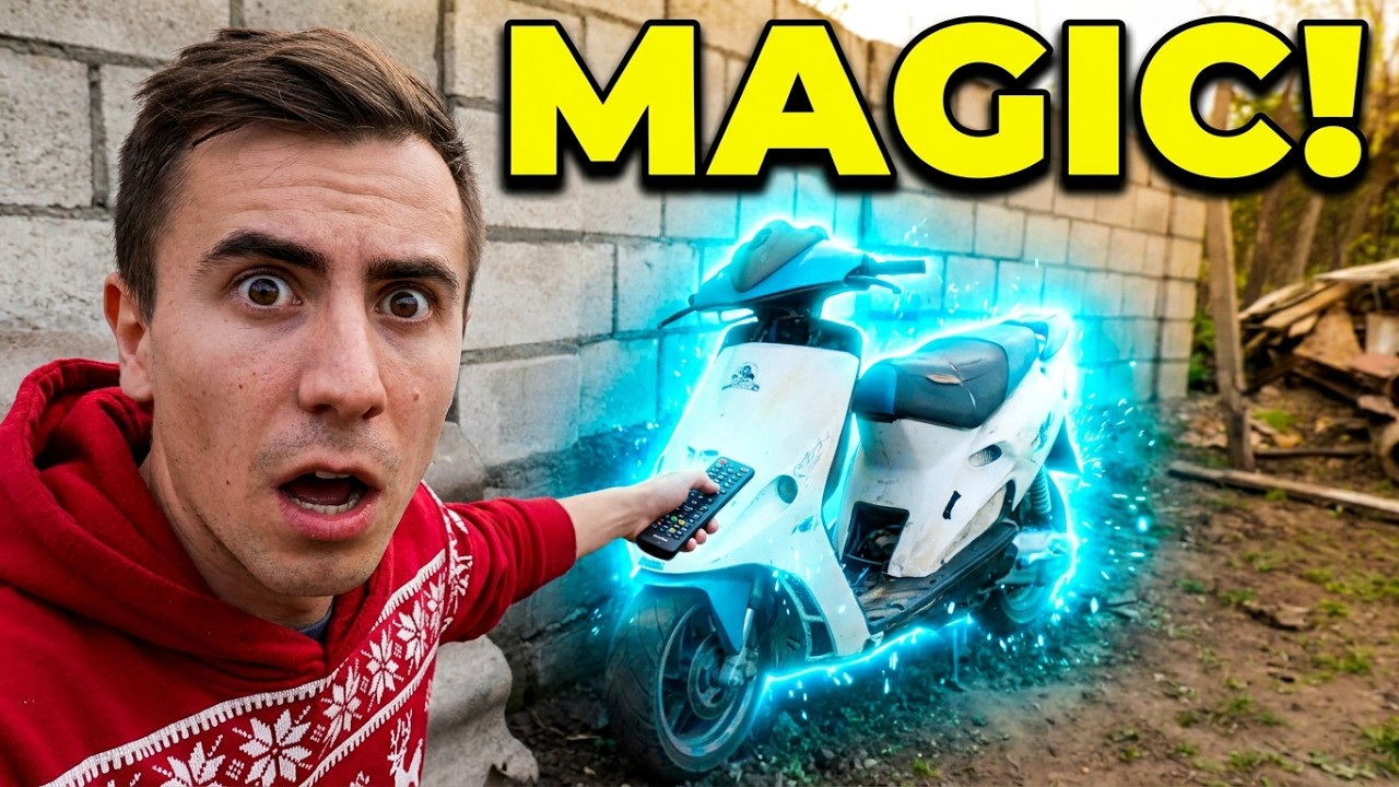 Mai pe scurt vorbind  Scuterul Magic