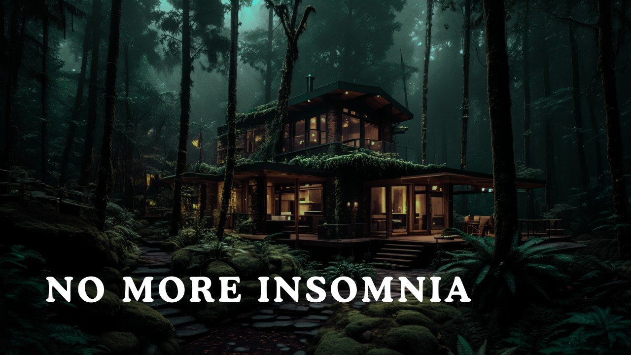 Peaceful Cabin Night Rain | Thunder Sleep Ambience LIVE
