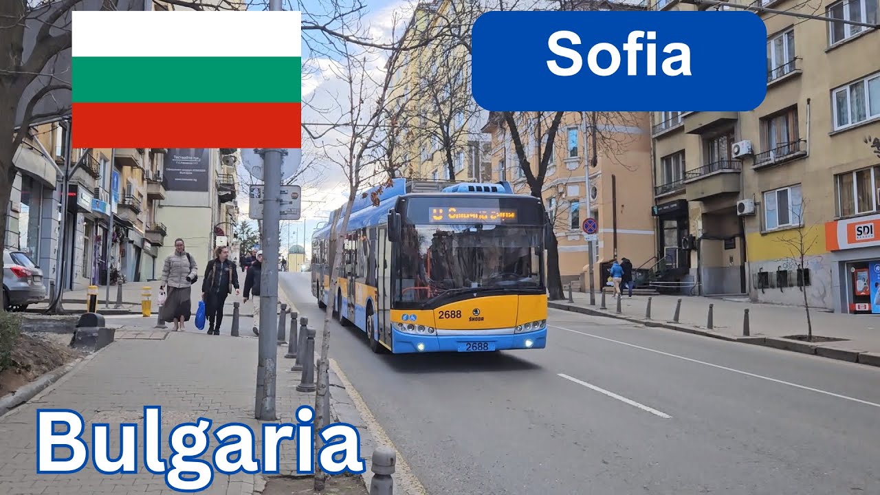 Trams, Trolleybuses and Buses in Sofia, Bulgaria🇧🇬 2024