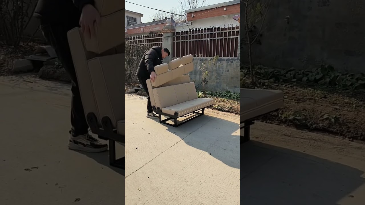 Car seat conversion flat sofa bed, independent adjustable variable bed seat, van commercial vehicle.