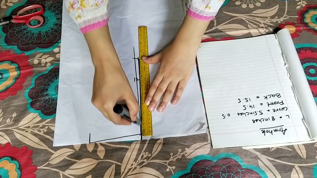 Armhole cutting perfect method||ہر سائز کے کندھے کی کٹنگ||Best method PART 1